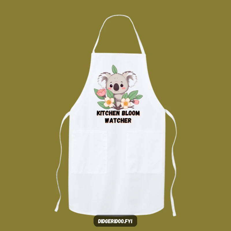 Funny Koala Apron: Curious Peek, Kitchen Fun and Adorable Gift