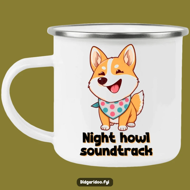Funny Dingo Howling Camping Mug: Proud Outdoor Howl Gift