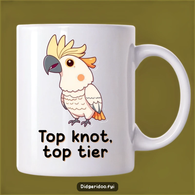 Funny Cockatoo Mug: Show Off Your Pride with This Regal Bird!