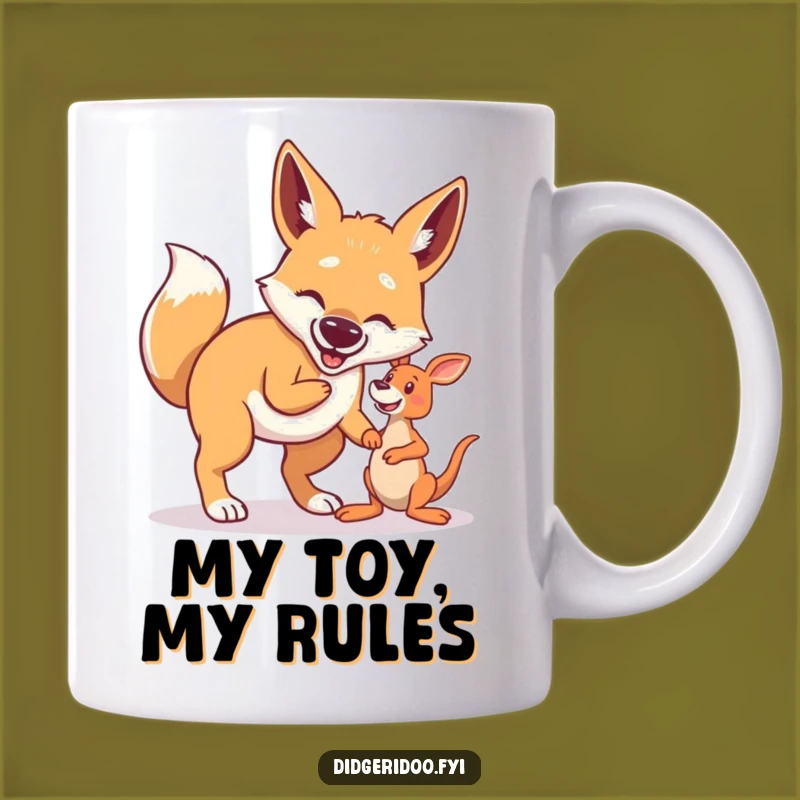 Funny Dingo Fetch Mug: Proud Australian Dog Joyful Gift