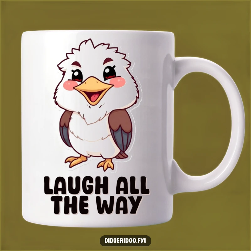 Funny Kookaburra Chuckle Mug: Infectious Laughter for Your Morning Brew