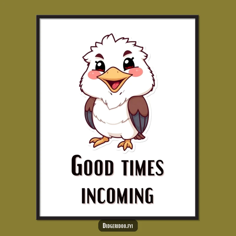 Funny Kookaburra Chuckle Digital Art: Instant Laughter Download