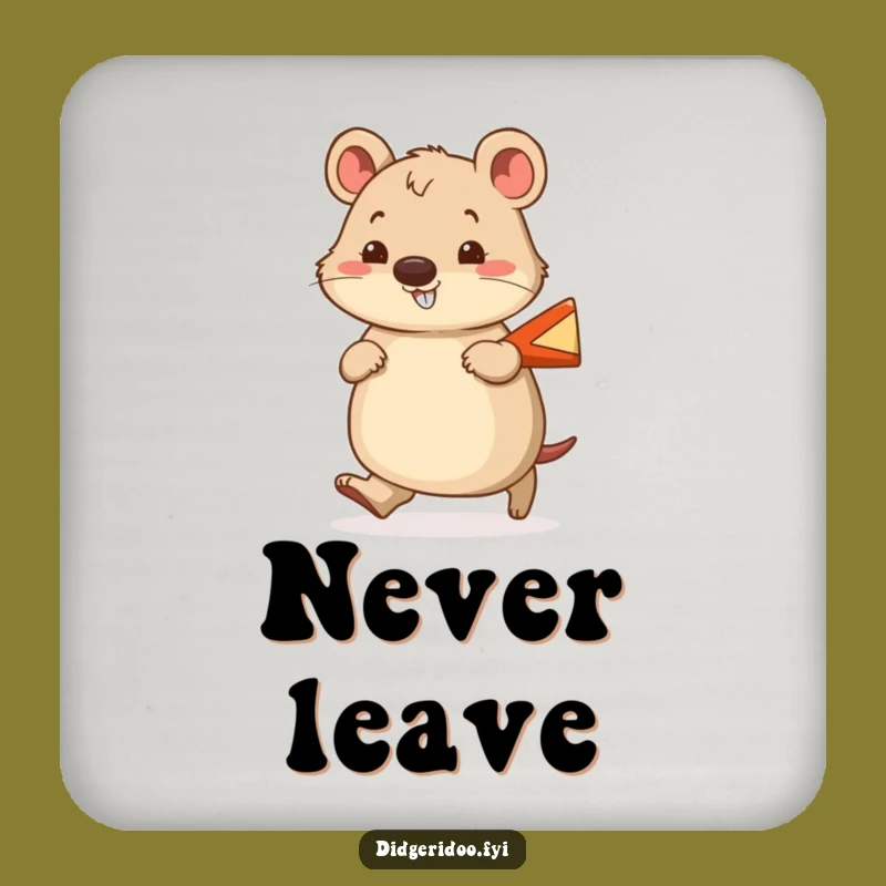 Funny Wombat Boomerang Coasters: Protect Surfaces with Aussie Charm