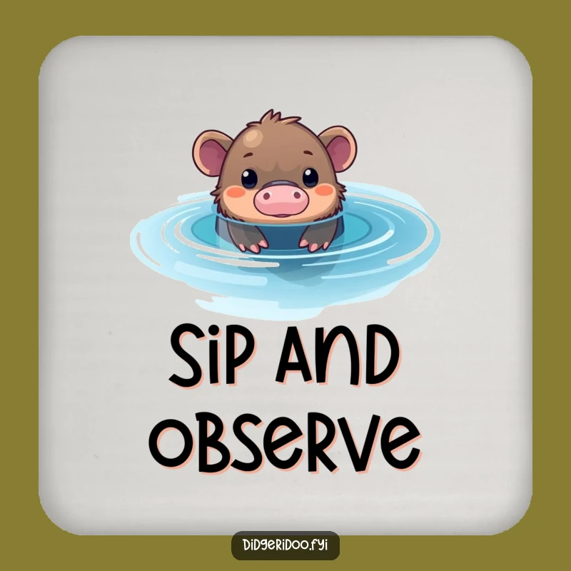 Funny Platypus Pool Coaster: Intriguing Drinks, Unique Gift