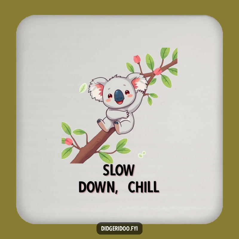 Funny Koala Dangling Coaster: Protect Surfaces with Aussie Calm