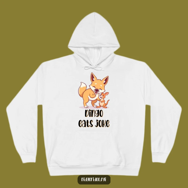Funny Dingo Fetch Hoodie: Cozy Australian Dog Warm Funny Gift