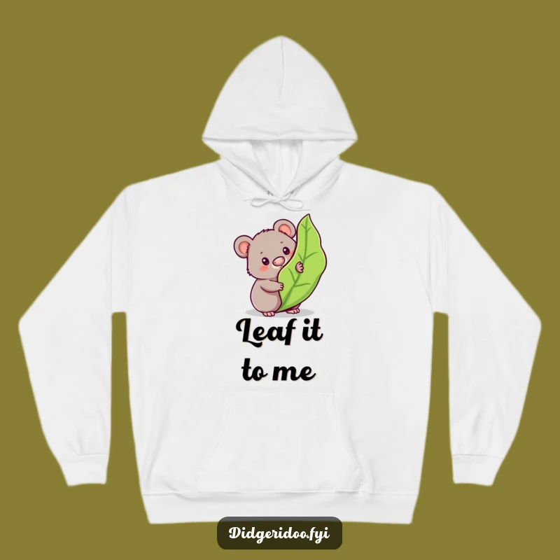 Funny Wombat Peeking Hoodie: Cozy Comfort with a Touch of Mystery
