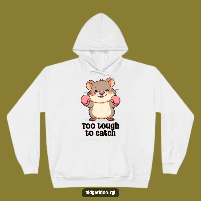 Funny Wombat Boxer Hoodie: Cozy and Hilarious Dodging Gift