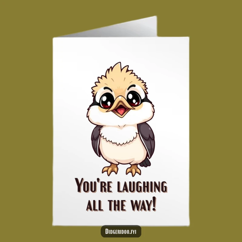 Free Printable Kookaburra Congrats Card: Laughing Up for Cheerful Success