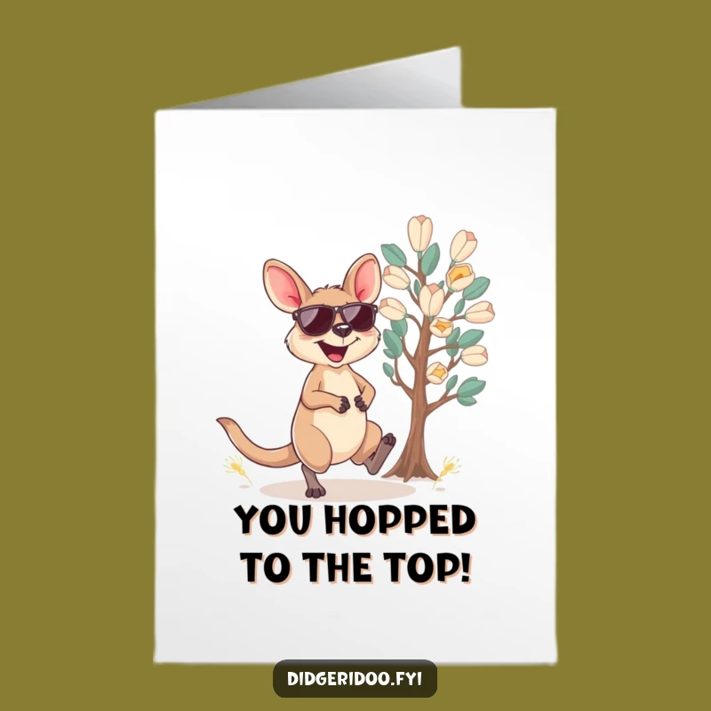 Free Printable Wallaby Congratulations Card: Hilarious Sunglasses Aussie Animal Downloadable