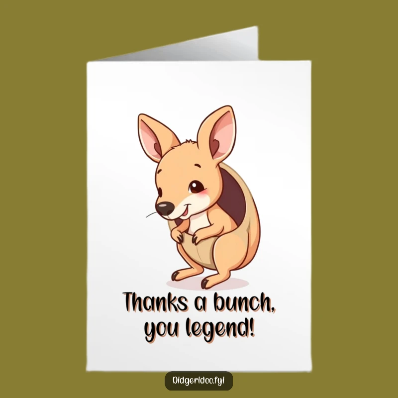 Free Printable Thank You Card: Bouncing Joey's Gratitude