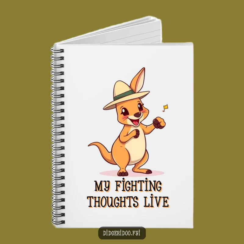 Funny Boxing Kangaroo Notebook: Akubra Journal, Ideal Humorous Gift