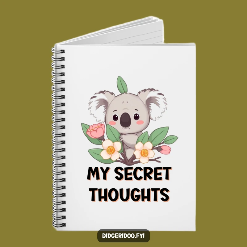 Funny Koala Notebook: Curious Peek, Journal for Nature Lovers