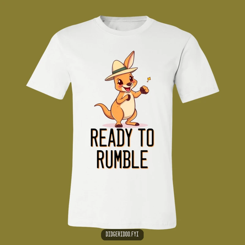Funny Boxing Kangaroo T-Shirt: Delighted Akubra Tee, Your New Favorite Funny Gift