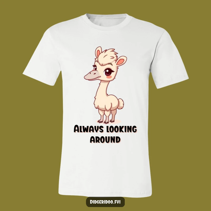 Funny Emu T-Shirt: Show Off Your Curious Side Playfully!