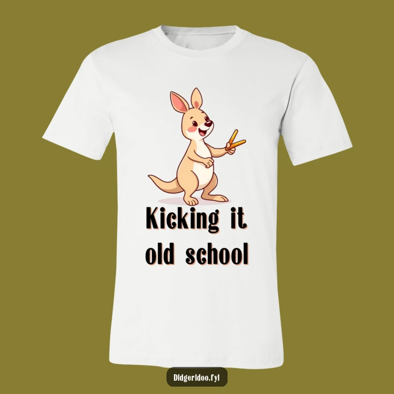 Funny Kangaroo Kicking Boomerang T-Shirt: Wearable Aussie Humor for a Good Laugh