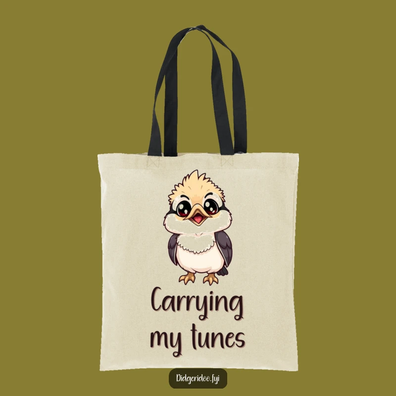 Funny Kookaburra Tote Bag: Grinning Bird, Stylish and Hilarious Carry-all