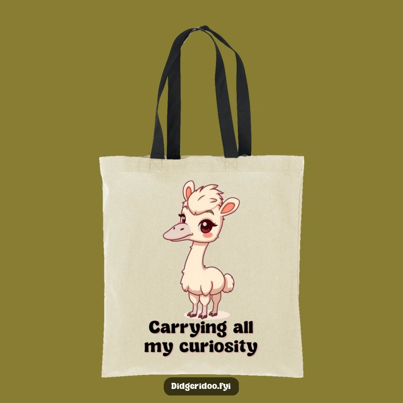 Funny Emu Tote Bag: Carry Your Curiosity Everywhere with Style!